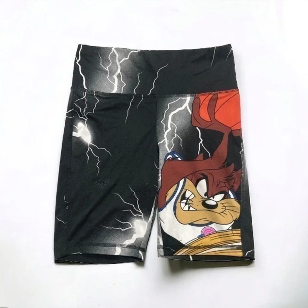 Space Jam Compression‎ Shorts Womens Small Black S